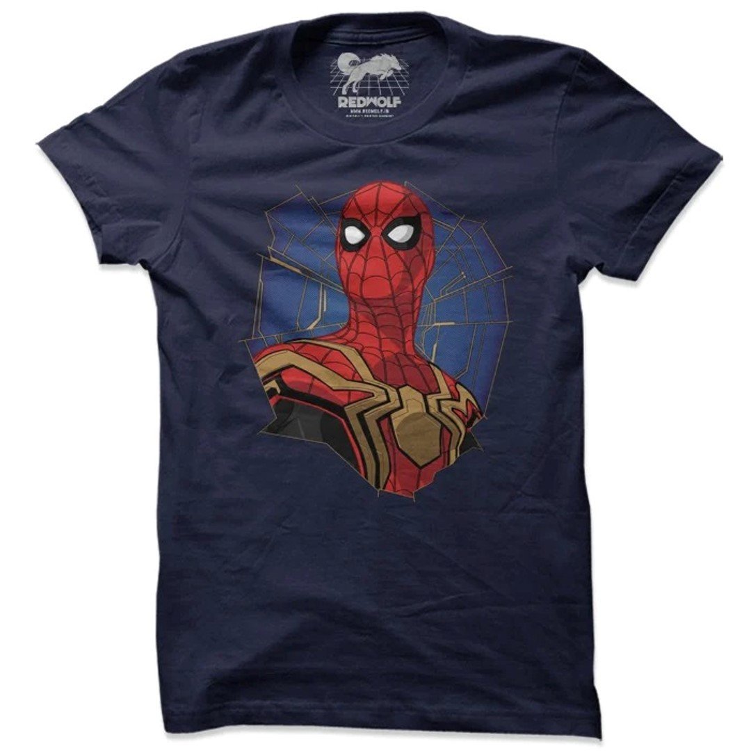 SPIDER-MAN: POSE - MARVEL OFFICIAL T-SHIRT by Redwolf -Redwolf - India - www.superherotoystore.com
