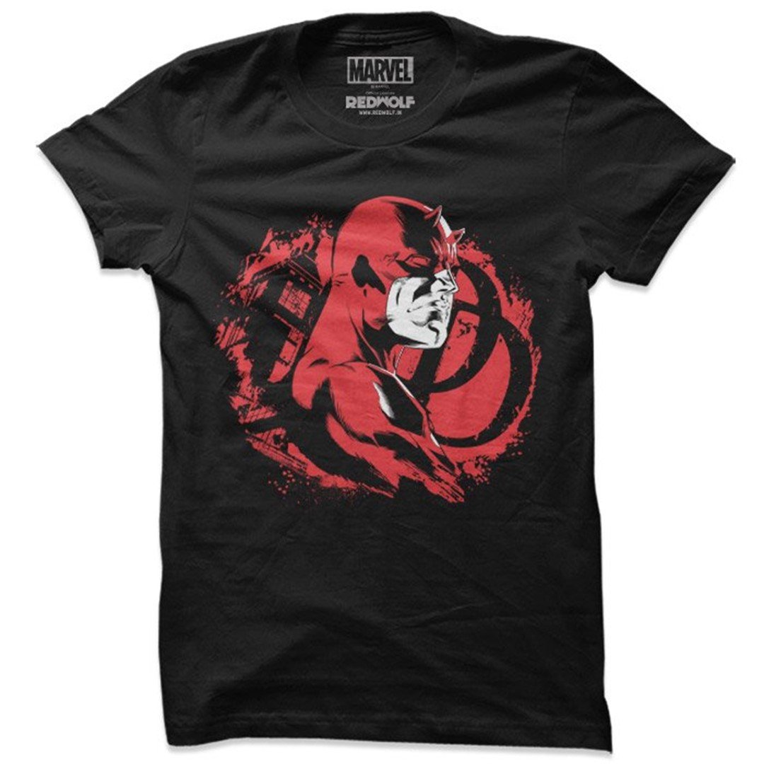 Marvel Comics - Devil Of Hell&#39;s Kitchen T-Shirt. -Redwolf - India - www.superherotoystore.com