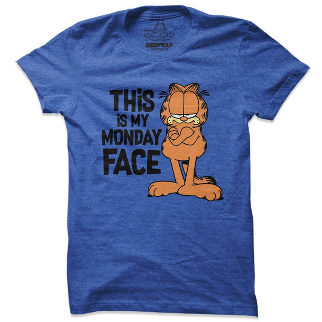 Garfield - Monday Face T-Shirt. -Redwolf - India - www.superherotoystore.com