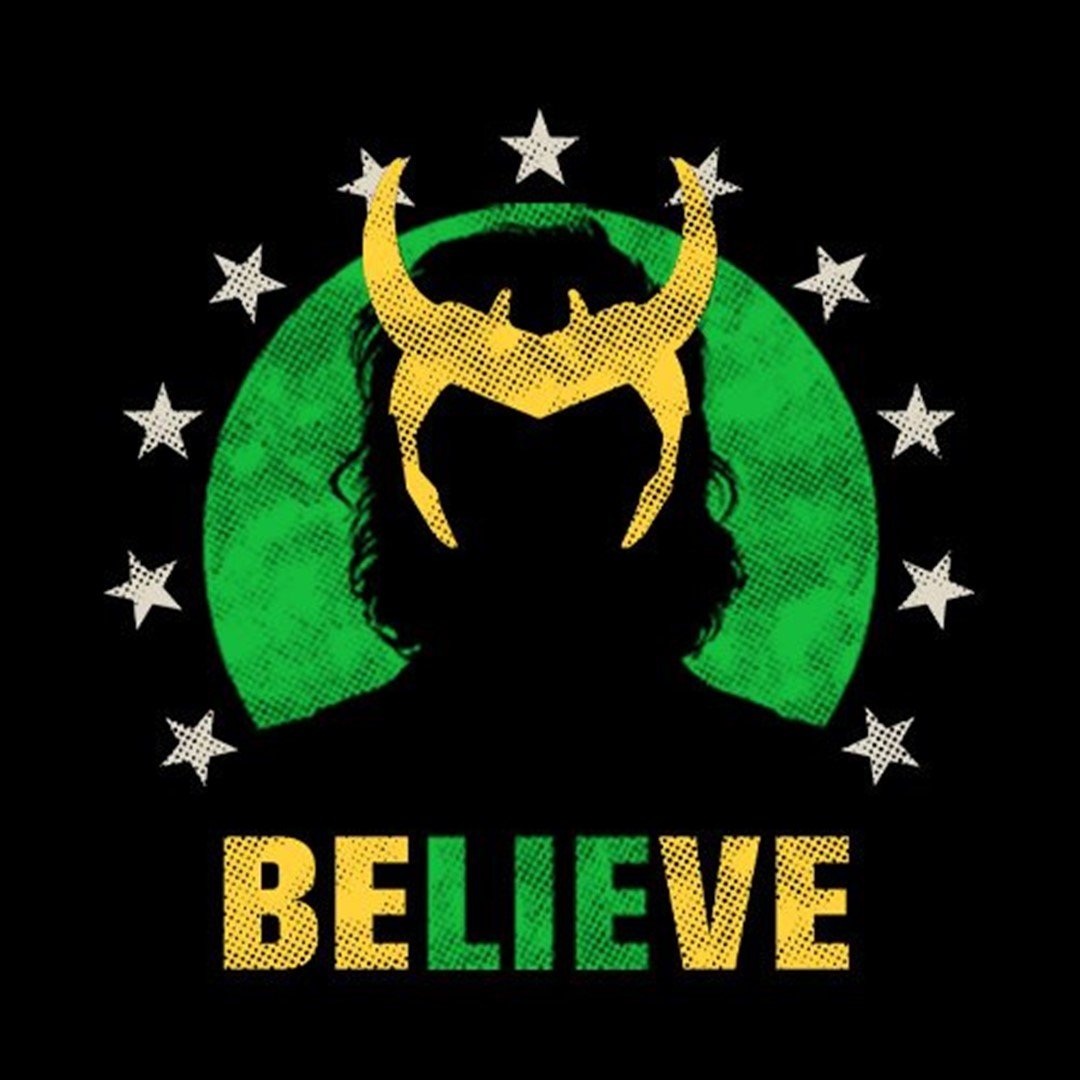 Marvel Comics Loki Believe T-Shirt. -Redwolf - India - www.superherotoystore.com