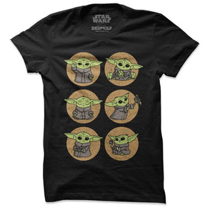 Star Wars The Mandalorian A Day In The Life Of The Child T-Shirt. -Redwolf - India - www.superherotoystore.com