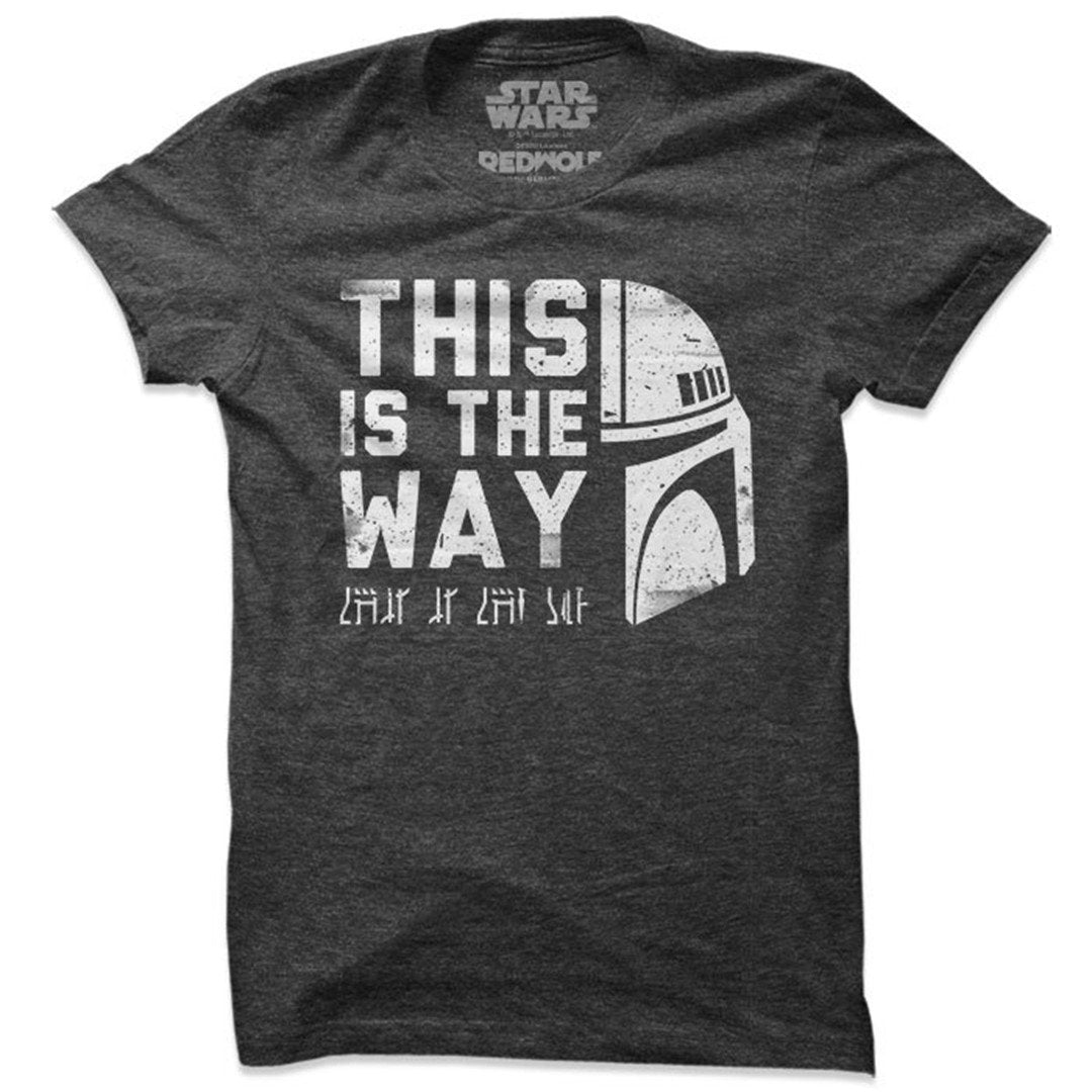 Star Wars The Mandalorian - This Is The Way T-Shirt. -Redwolf - India - www.superherotoystore.com