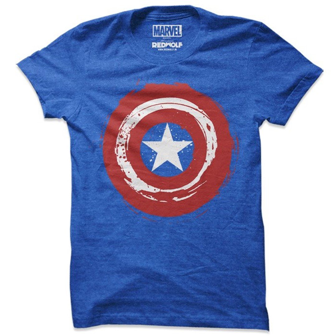 Marvel Comics - Super Soldier Shield T-Shirt. -Redwolf - India - www.superherotoystore.com