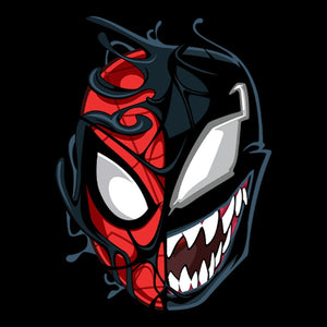 Spider-Man Venom Split - Marvel Official T-Shirt. -Redwolf - India - www.superherotoystore.com