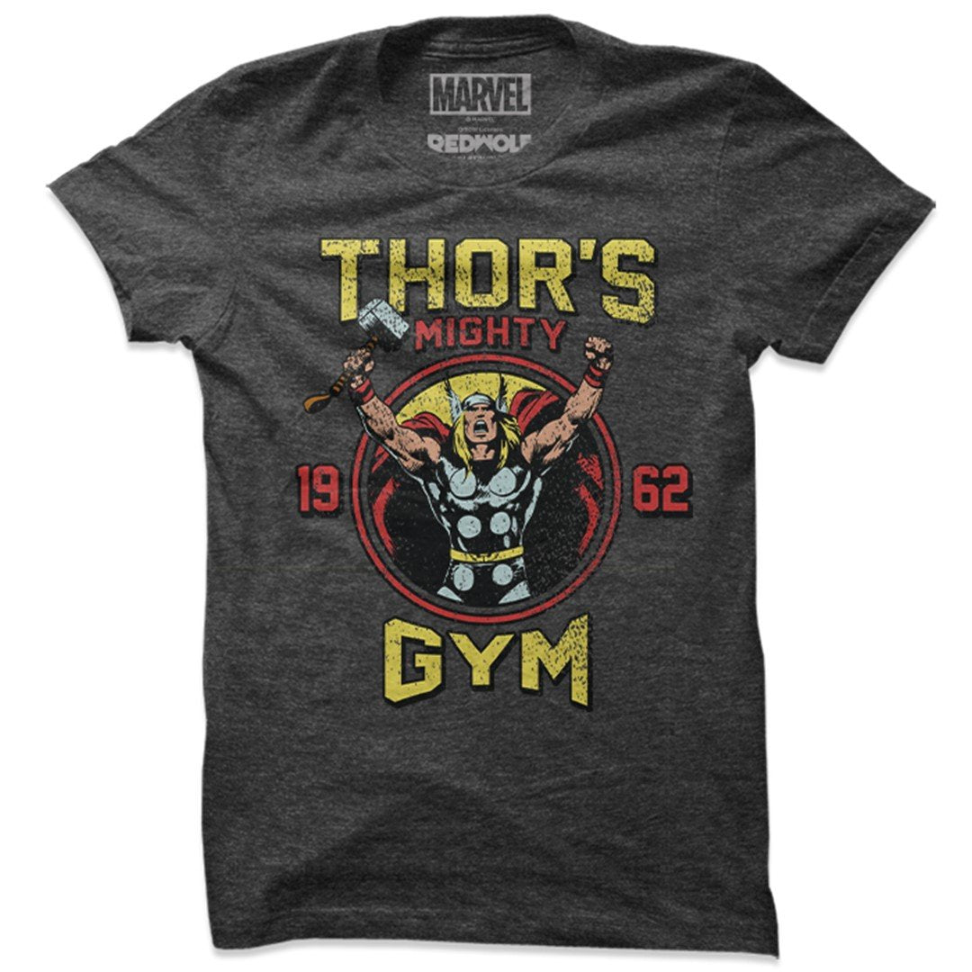 Marvel Comics Thor's Mighty Gym T-Shirt. -Redwolf - India - www.superherotoystore.com