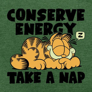 Garfield - Conserve Energy T-Shirt. -Redwolf - India - www.superherotoystore.com
