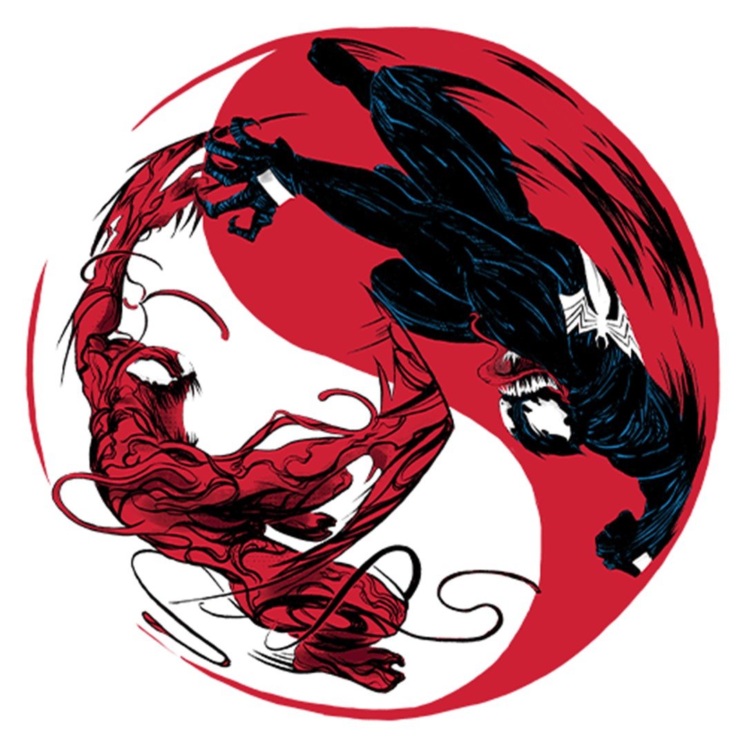 Venom & Carnage - Marvel Official T-Shirt. -Redwolf - India - www.superherotoystore.com