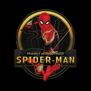 FRIENDLY NEIGHBORHOOD SPIDER-MAN - MARVEL OFFICIAL T-SHIRT by Redwolf -Redwolf - India - www.superherotoystore.com