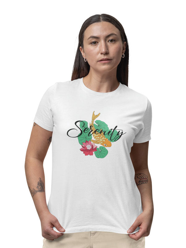 Serenity Women's Mandala Design T-Shirt -The Bay Store X The Doodleist - India - www.superherotoystore.com