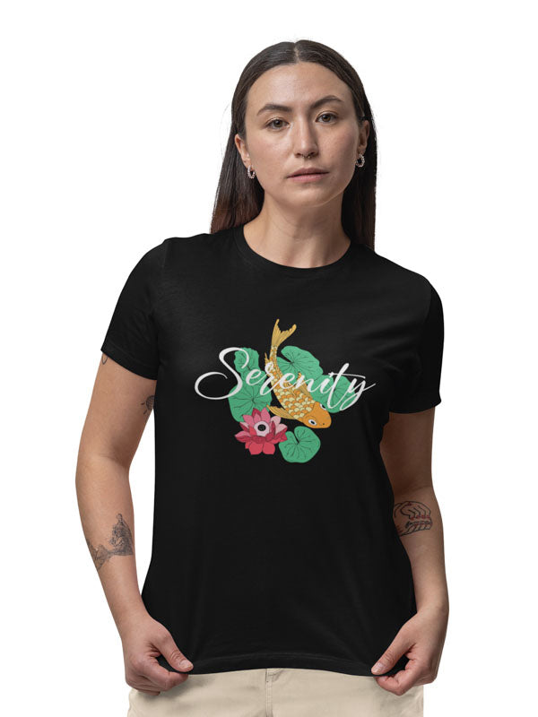 Serenity Women's Mandala Design T-Shirt -The Bay Store X The Doodleist - India - www.superherotoystore.com