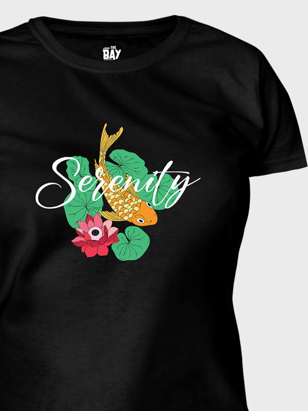 Serenity Women's Mandala Design T-Shirt -The Bay Store X The Doodleist - India - www.superherotoystore.com