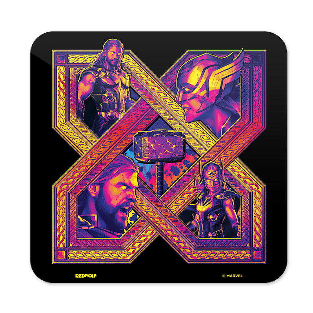 Thor: Celtic Knot - Marvel Official Coaster -Redwolf - India - www.superherotoystore.com
