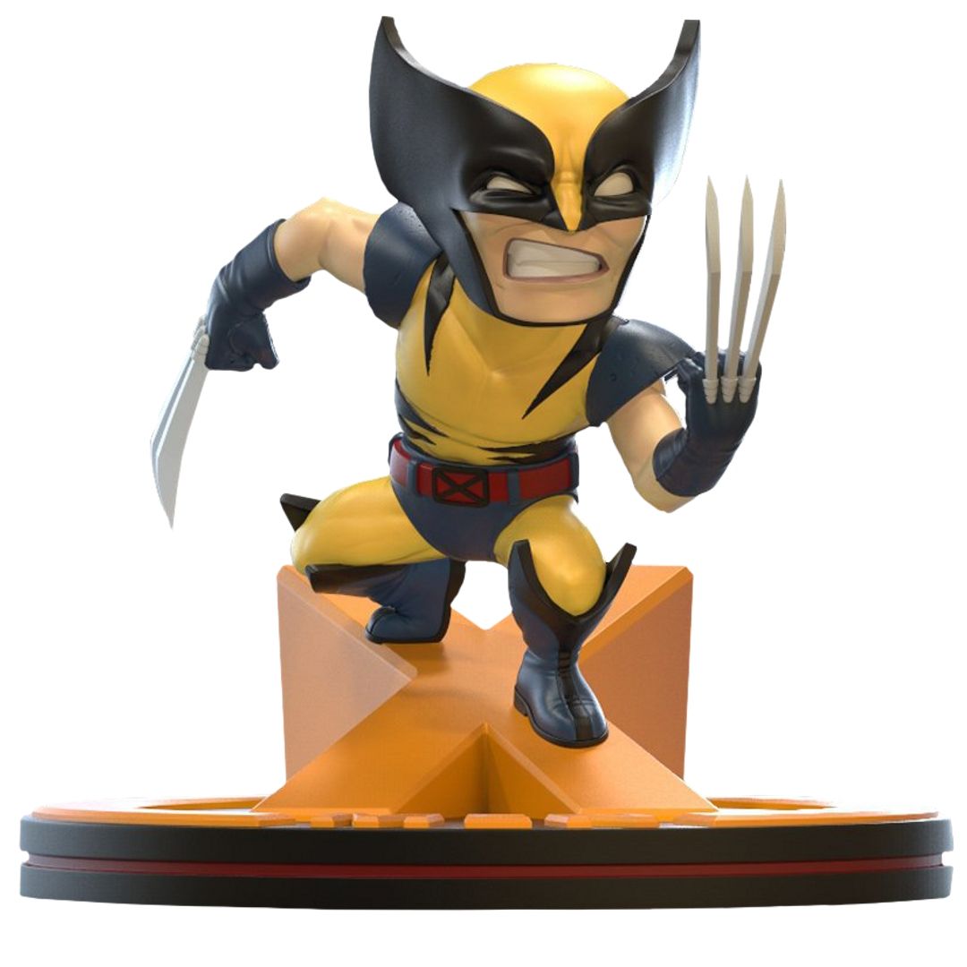 Marvel 80th Anniversary X-Men Wolverine Q-Fig by Quantum Mechanix (Damaged Box) -Superherotoystore.com - India - www.superherotoystore.com