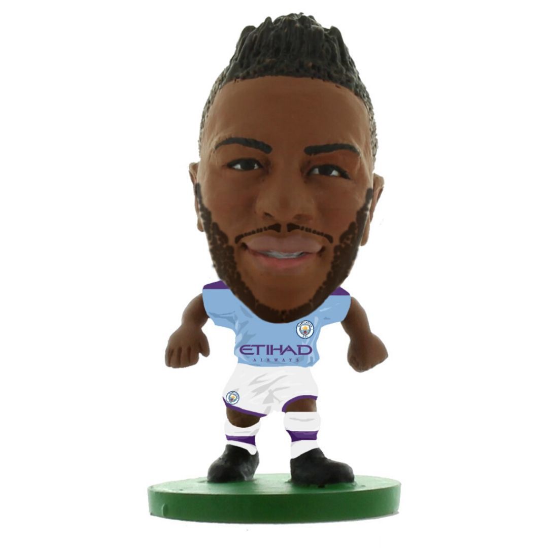 Raheem Sterling - Man City - Home Kit (2020 Version) Figure by Soccer Starz -Soccer Starz - India - www.superherotoystore.com