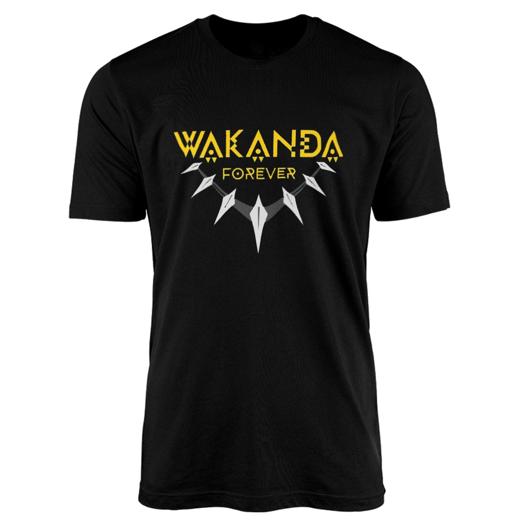 Black Panther Wakanda Forever T-Shirt -Celfie Design - India - www.superherotoystore.com