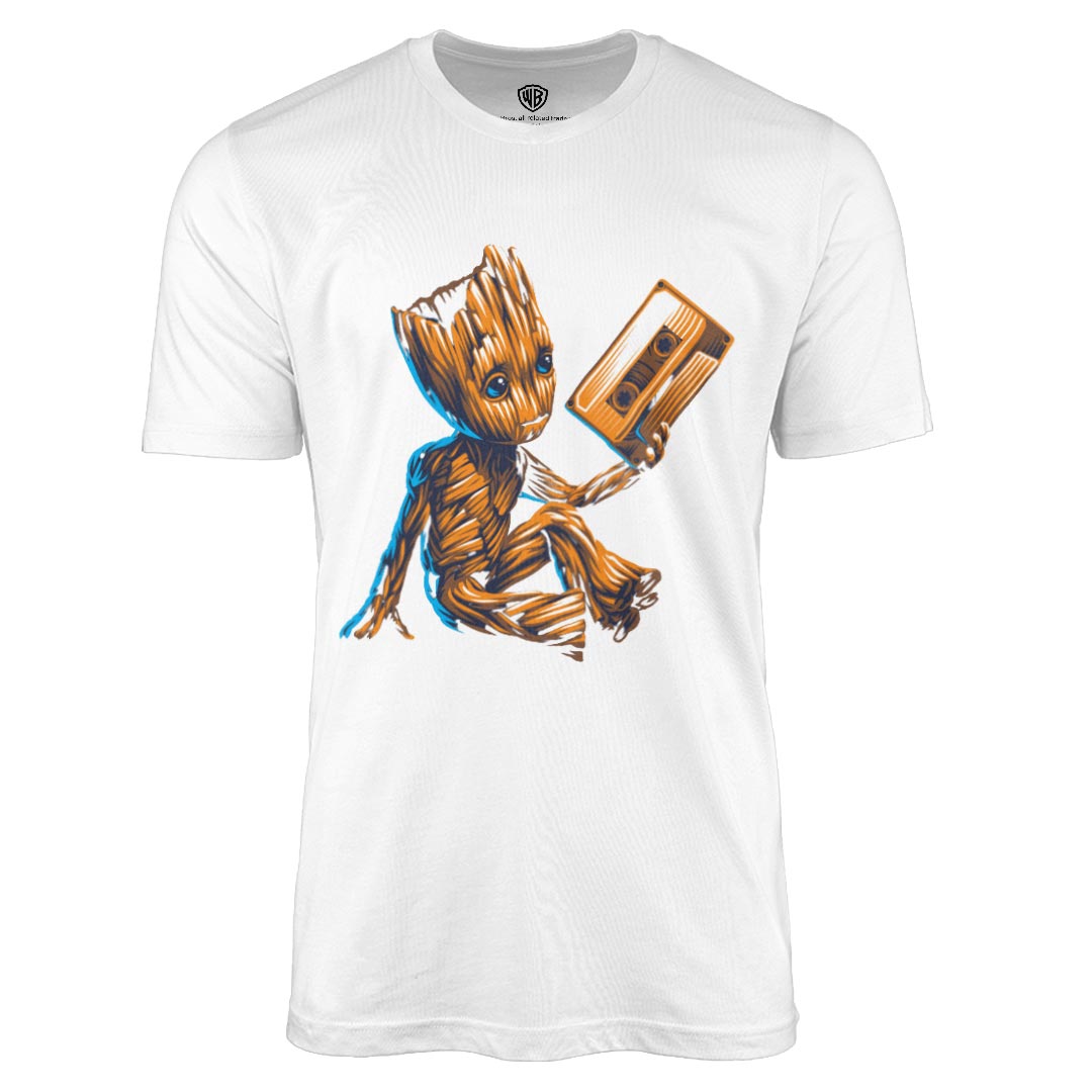 Guardians Of The Galaxy Curious Groot T-Shirt -Celfie Design - India - www.superherotoystore.com