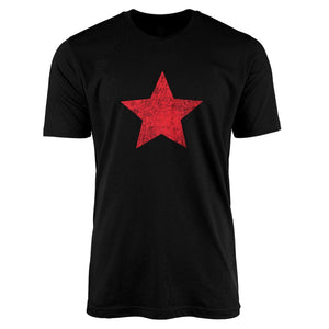 Marvel Comics The Winter Soldier Blood Star T-Shirt -Celfie Design - India - www.superherotoystore.com
