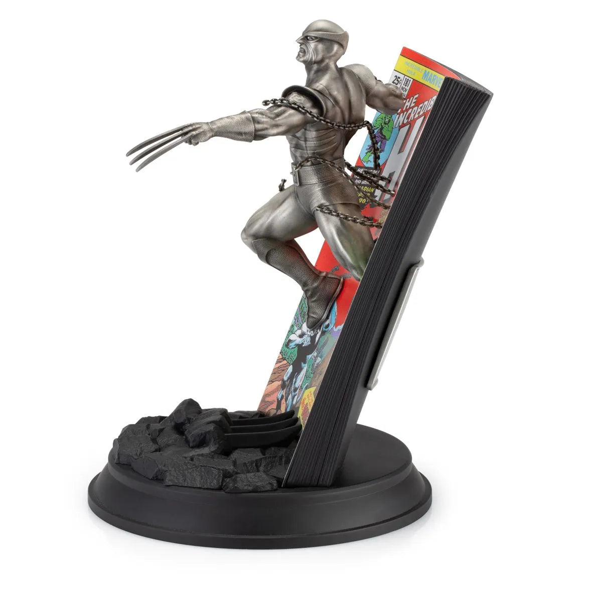 Wolverine The Incredible Hulk Volume 1 #181 Limited Edition Metal Statue by Royal Selangor -Royal Selangor - India - www.superherotoystore.com