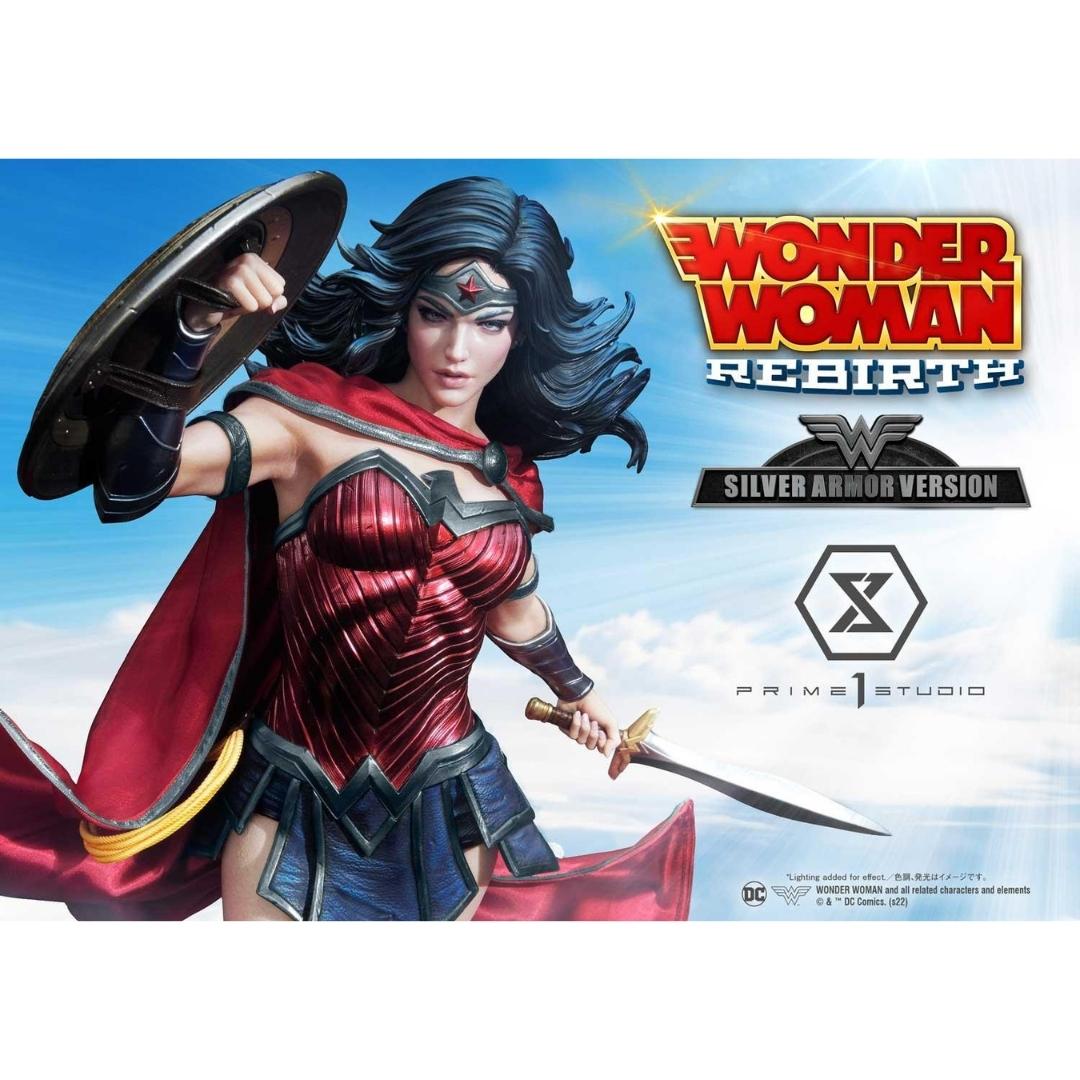 Wonder Woman Rebirth Silver Armour Version Statue by Prime 1 Studio -Prime 1 Studio - India - www.superherotoystore.com