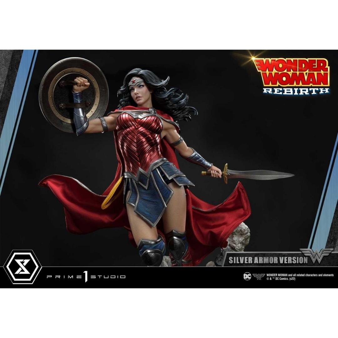 Wonder Woman Rebirth Silver Armour Version Statue by Prime 1 Studio -Prime 1 Studio - India - www.superherotoystore.com