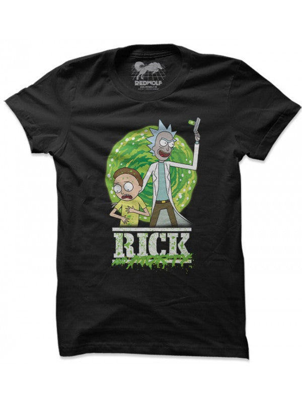 Aw Geez - Rick And Morty Official T-shirt -Redwolf - India - www.superherotoystore.com