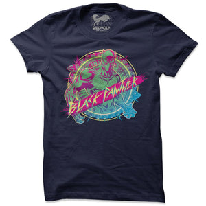 Black Panther: Neo Pop - Marvel Official Navy T-shirt -Redwolf - India - www.superherotoystore.com