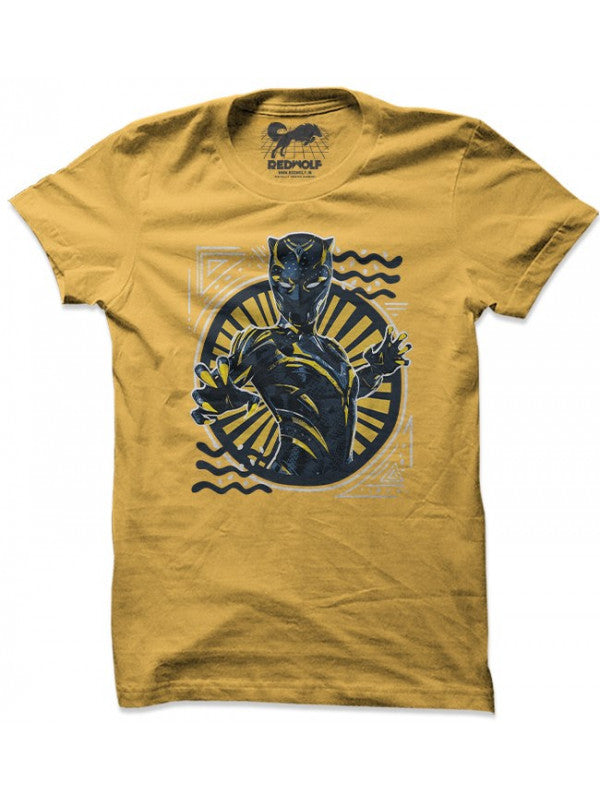 Black Panther: Pattern - Marvel Official T-shirt -Redwolf - India - www.superherotoystore.com