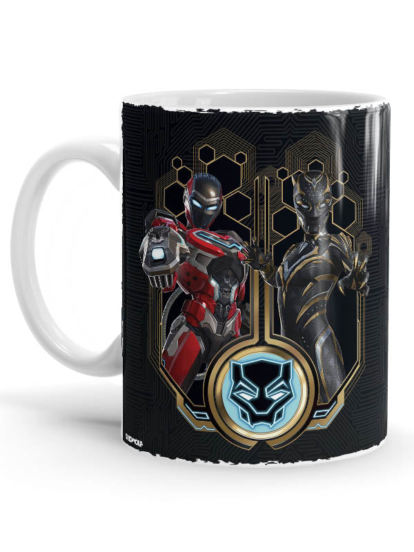 Black Panther with Ironheart Mug -Redwolf - India - www.superherotoystore.com