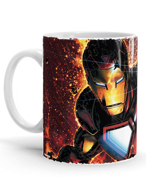 Blazing Iron Man Mug -Redwolf - India - www.superherotoystore.com