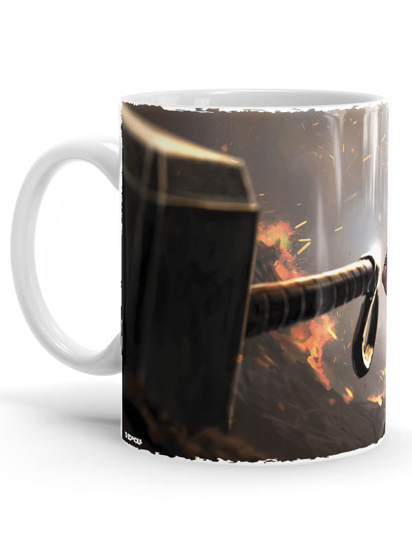 Captain America Worthy of Mjolnir Mug -Redwolf - India - www.superherotoystore.com