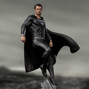 Superman Black Suit Art Scale 1/10 – Zack Snyder’s Justice League by Iron Studios -Iron Studios - India - www.superherotoystore.com