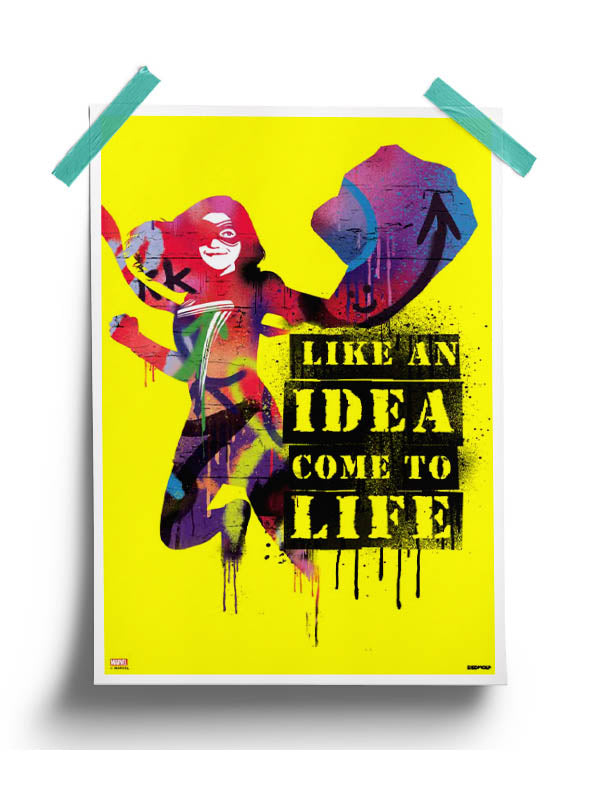 Come to Life Poster -Redwolf - India - www.superherotoystore.com
