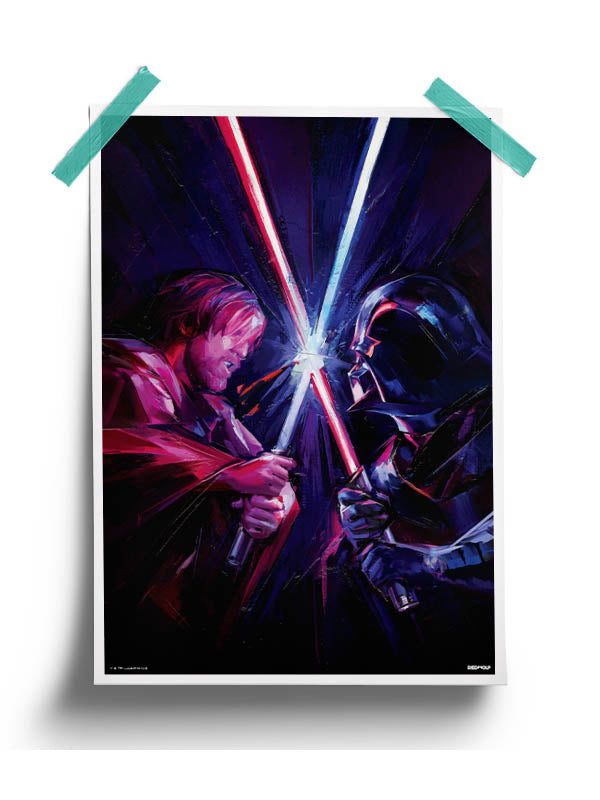 Dark Side X Light Side Poster -Redwolf - India - www.superherotoystore.com