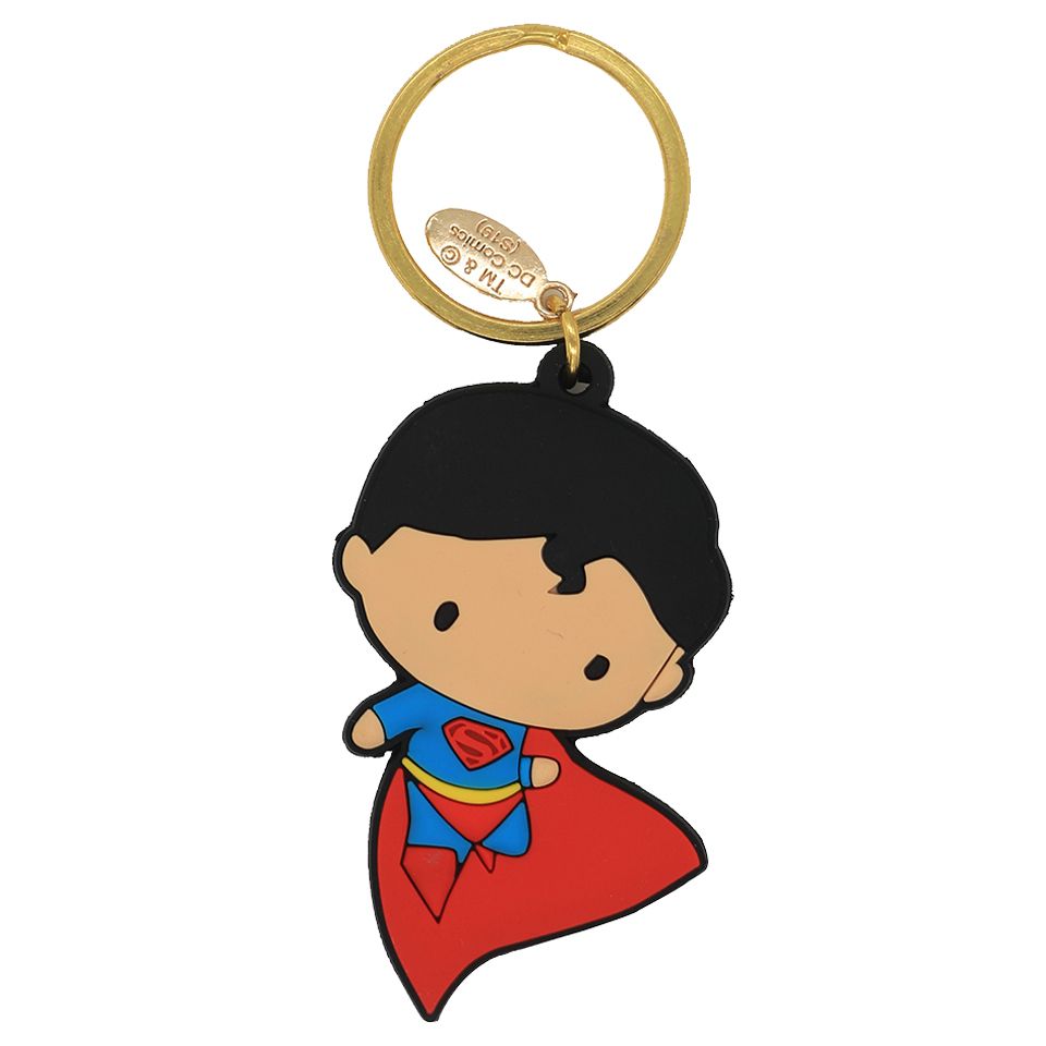 Superman Rubber Keychain by EFG -EFG - India - www.superherotoystore.com