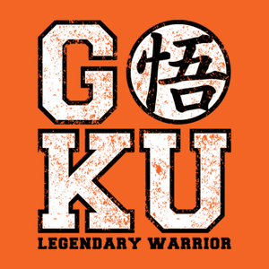 Goku: Legendary Warrior - Dragon Ball Z Official T-shirt -Red Wolf - India - www.superherotoystore.com