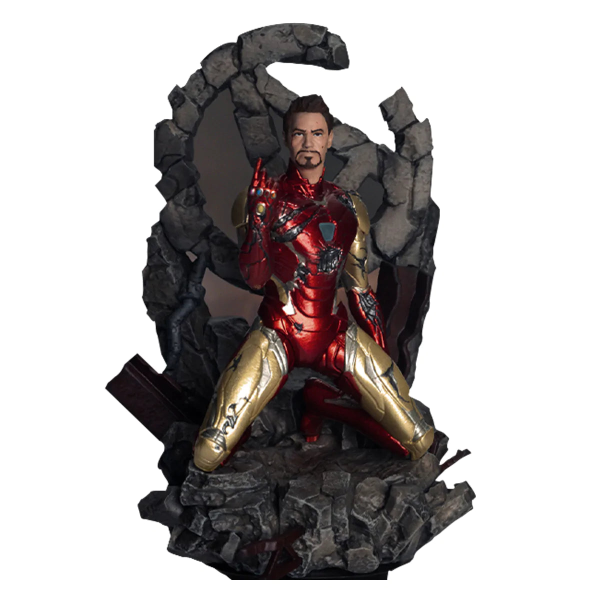 Avenger Endgame Iron Man Diorama Stage by Beast Kingdom -Beast Kingdom - India - www.superherotoystore.com