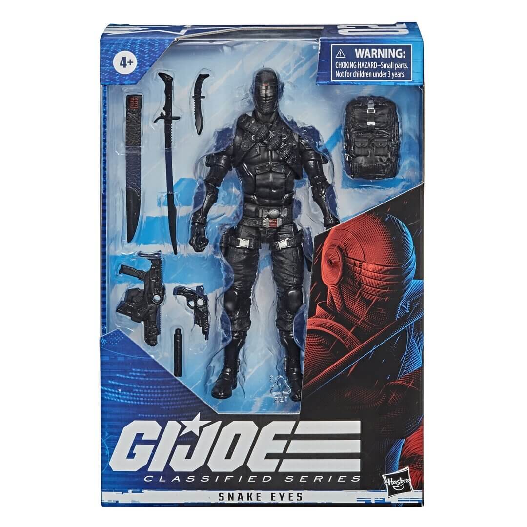 GI Joe Classified Series Snake Eyes Action Figure by Hasbro -Hasbro - India - www.superherotoystore.com