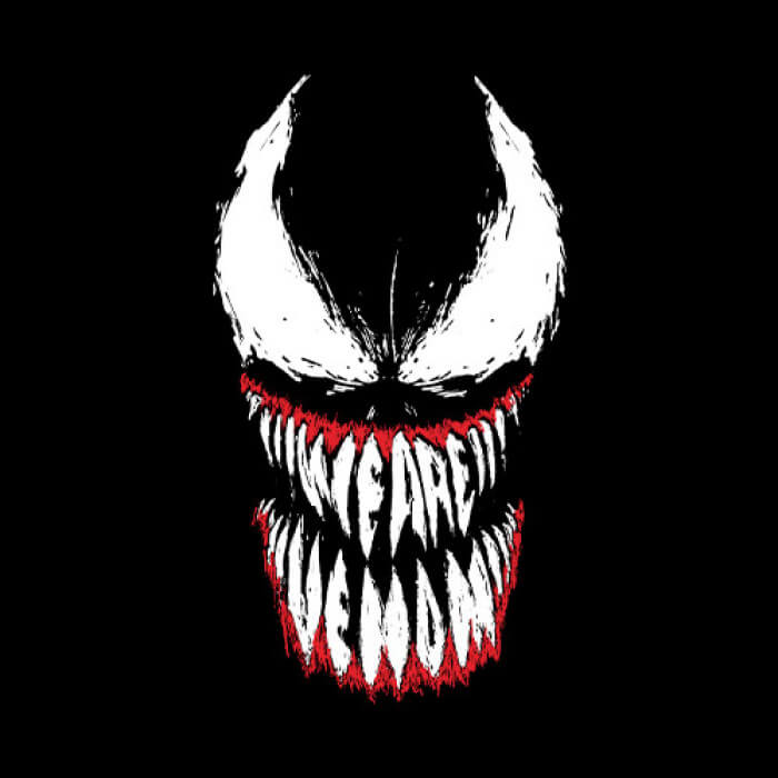FEAR THE VENOM - MARVEL OFFICIAL T-SHIRT -Redwolf - India - www.superherotoystore.com