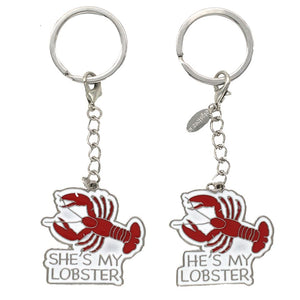 Friends Lobster Couple Keychain by EFG -EFG - India - www.superherotoystore.com