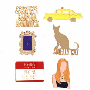 Friends Phoebe Enamel Pin Set -EFG - India - www.superherotoystore.com