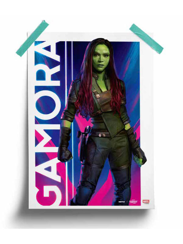 Gamora Poster -Redwolf - India - www.superherotoystore.com