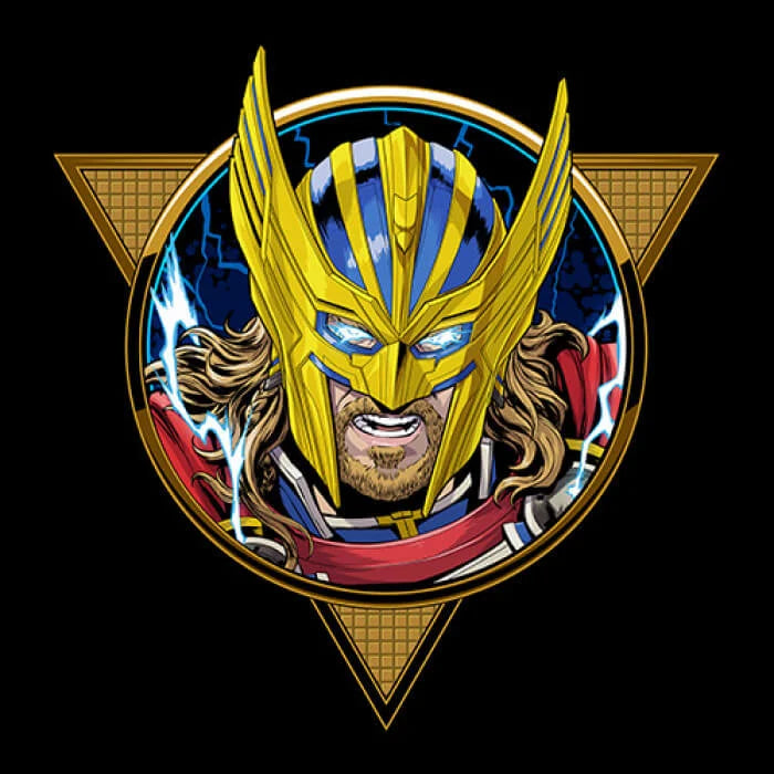 God Of Thunder - Marvel Official T-Shirt -Redwolf - India - www.superherotoystore.com