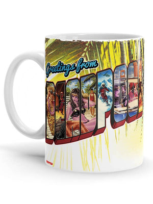Greetings from Deadpool Mug -Redwolf - India - www.superherotoystore.com