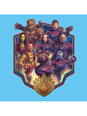 Guardians Insignia - Marvel Official T-shirt -Redwolf - India - www.superherotoystore.com