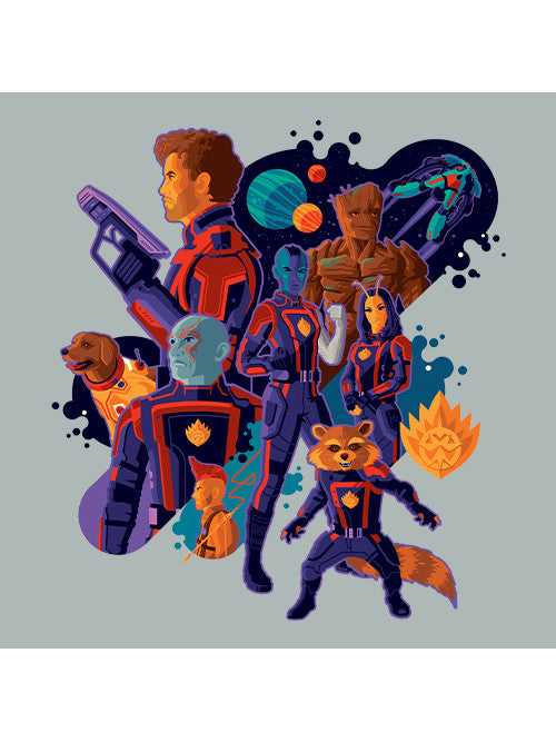 Guardians Of The Galaxy: Vol. 3 - Marvel Official T-shirt -Redwolf - India - www.superherotoystore.com