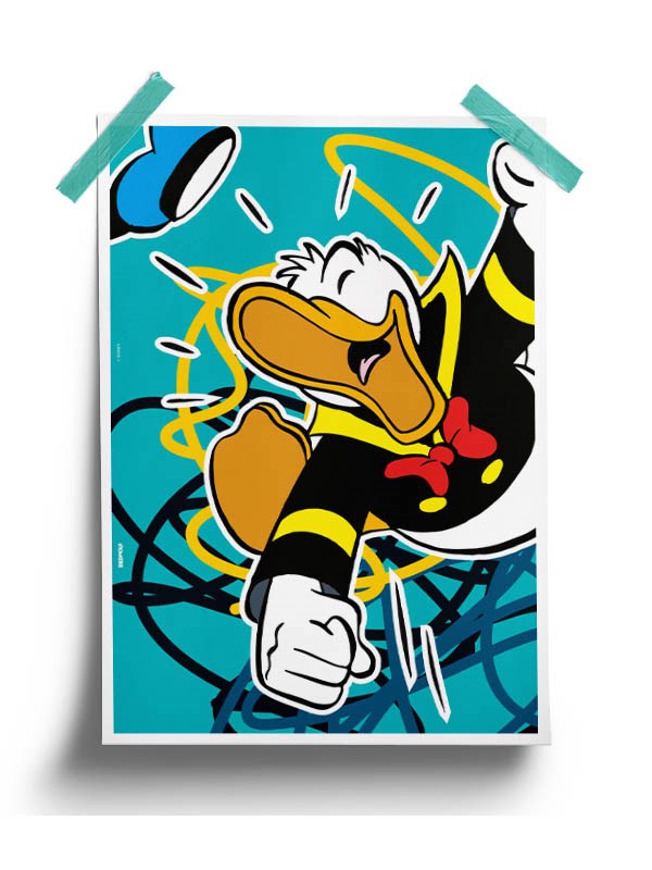 Happy as Duck Poster -Redwolf - India - www.superherotoystore.com