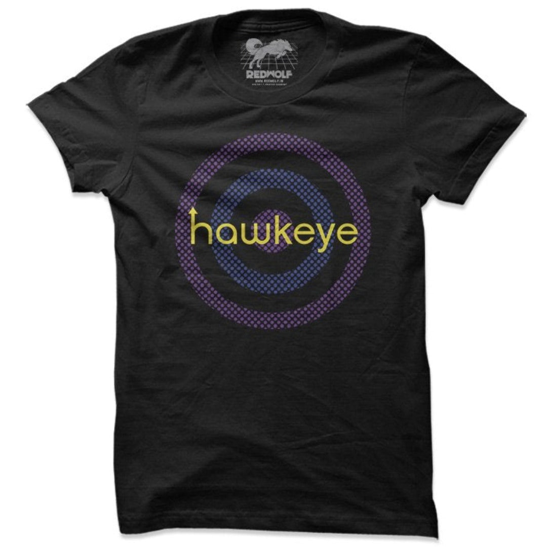 HAWKEYE TARGET - MARVEL OFFICIAL T-SHIRT -Redwolf - India - www.superherotoystore.com