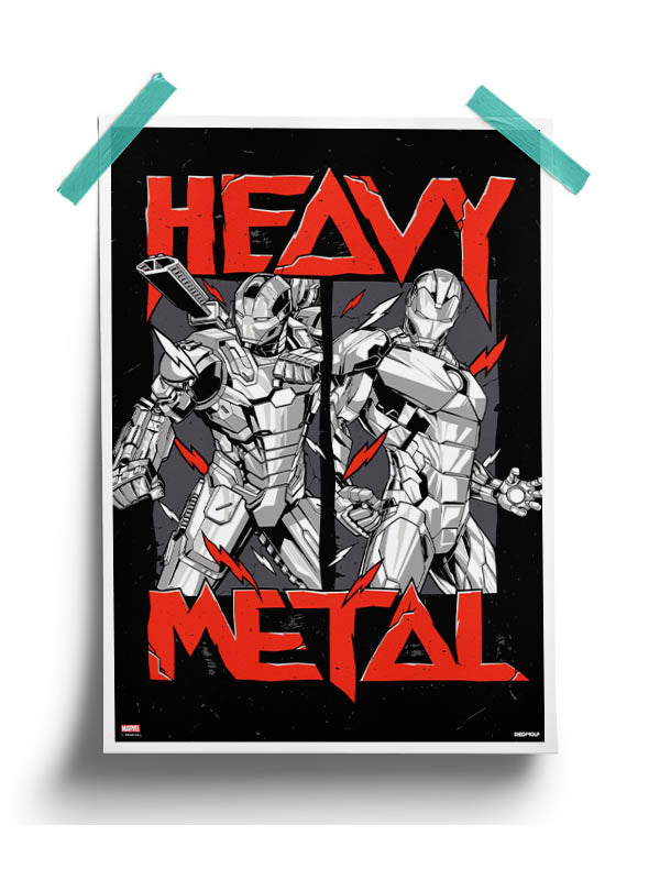 Heavy Metal Poster -Redwolf - India - www.superherotoystore.com