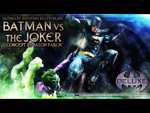 DC Comics Batman Vs The Joker (Jason Fabok) Deluxe Version Figure by Prime1 Studios