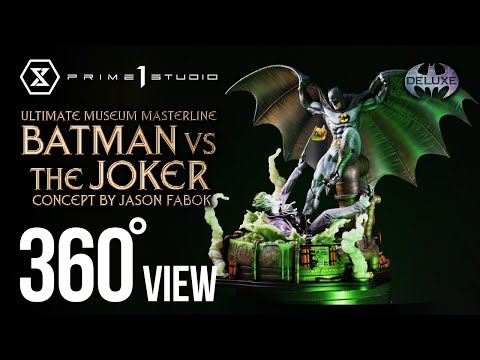 DC Comics Batman Vs The Joker (Jason Fabok) Deluxe Version Figure by Prime1 Studios